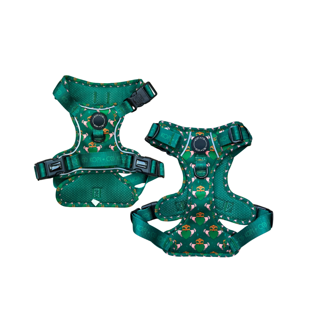 Claddog - Dark Emerald | 3-Point Harness