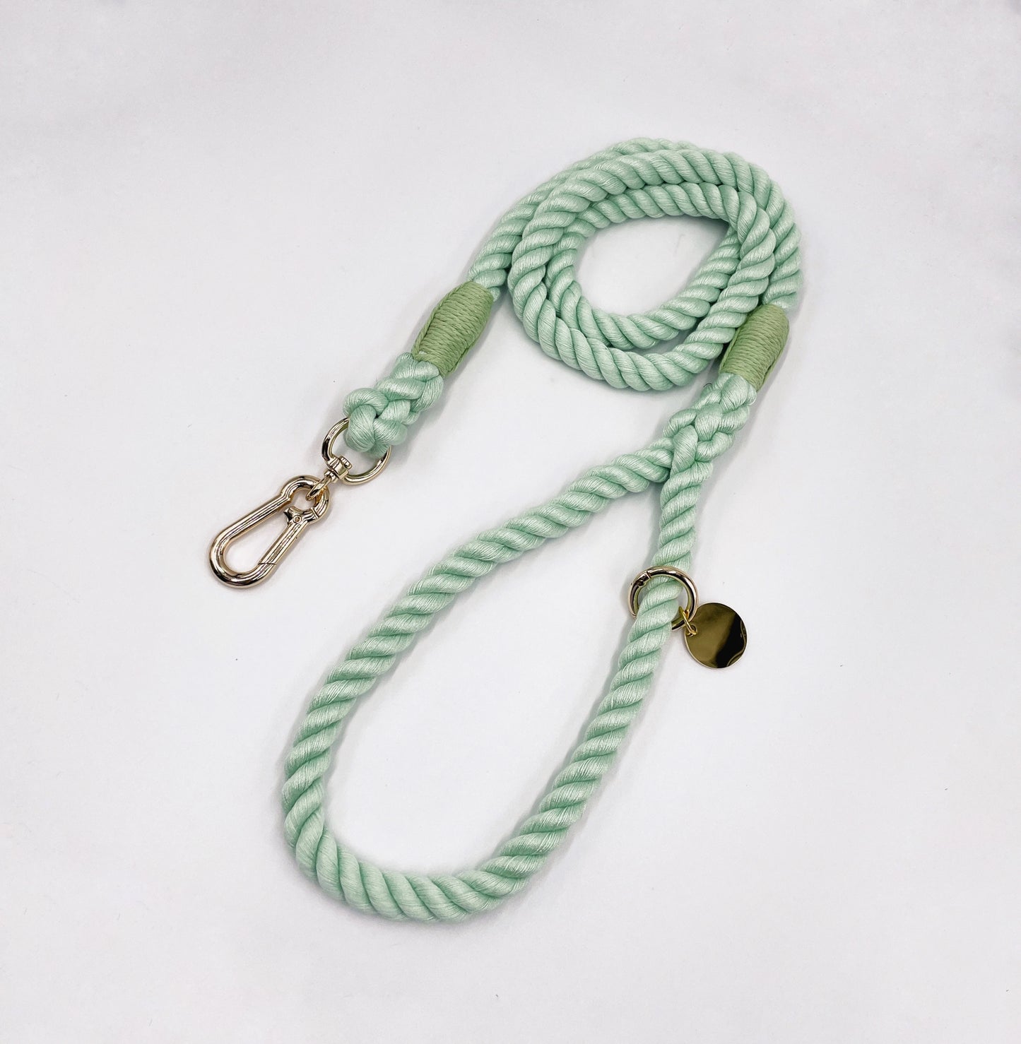Cotton Rope Lead - Mint